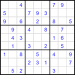 Судоку 9х9 #3003 легкий