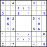 Судоку 9х9 #3004 легкий