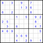 Судоку 9х9 #3005 легкий