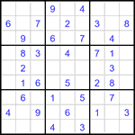 Судоку 9х9 #3006 легкий