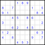 Судоку 9х9 #3010 легкий