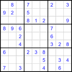 Судоку 9х9 #3014 легкий
