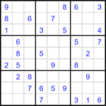 Судоку 9х9 #3015 легкий