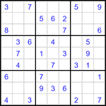 Судоку 9х9 #3016 легкий