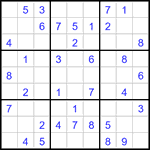 Судоку 9х9 #3019 легкий