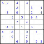 Судоку 9х9 #3022 легкий