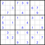 Судоку 9х9 #3027 легкий
