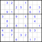 Судоку 9х9 #3028 легкий