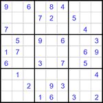 Судоку 9х9 #2979 средний