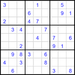 Судоку 9х9 #2984 средний