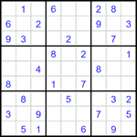 Судоку 9х9 #2990 средний