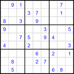 Судоку 9х9 #2991 средний