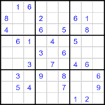 Судоку 9х9 #2997 средний