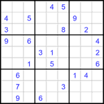 Судоку 9х9 #2966 очень трудный