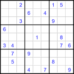 Судоку 9х9 #2971 очень трудный