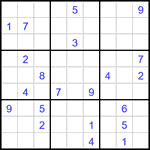 Судоку 9х9 #2976 очень трудный