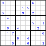 Судоку 9х9 #2980 очень трудный