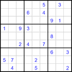 Судоку 9х9 #2982 очень трудный