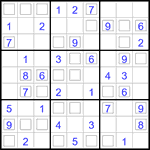 Судоку “Дуэт” 9х9 #1 легкий