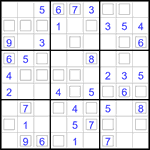 Судоку “Дуэт” 9х9 #4 легкий