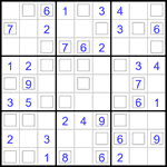 Судоку “Дуэт” 9х9 #25 легкий