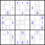 Судоку “Дуэт” 9х9 #1 средний