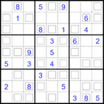 Судоку “Дуэт” 9х9 #2 средний