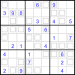 Судоку “Дуэт” 9х9 #4 средний