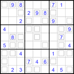 Судоку “Дуэт” 9х9 #5 средний