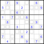 Судоку “Дуэт” 9х9 #2 трудный