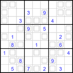 Судоку “Дуэт” 9х9 #4 трудный