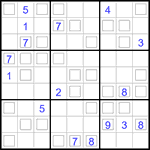 Судоку “Дуэт” 9х9 #5 трудный