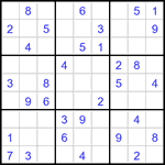 Судоку 9х9 #3034 легкий