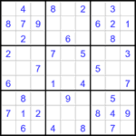 Судоку 9х9 #3036 легкий