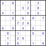 Судоку 9х9 #3037 легкий