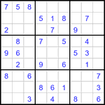 Судоку 9х9 #3039 легкий
