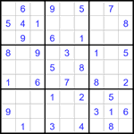 Судоку 9х9 #3040 легкий