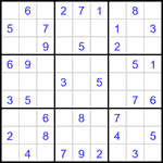 Судоку 9х9 #3046 легкий