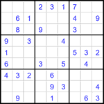 Судоку 9х9 #3048 легкий