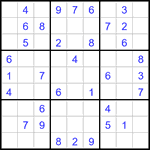 Судоку 9х9 #3049 легкий