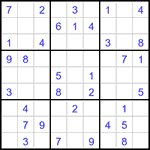 Судоку 9х9 #3052 легкий