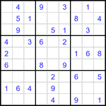 Судоку 9х9 #3053 легкий