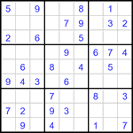 Судоку 9х9 #3054 легкий