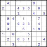 Судоку 9х9 #3055 легкий