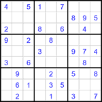 Судоку 9х9 #3058 легкий