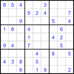 Судоку 9х9 #3060 легкий