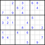 Судоку 9х9 #3003 средний
