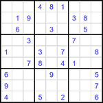 Судоку 9х9 #3007 средний
