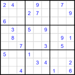 Судоку 9х9 #3017 средний