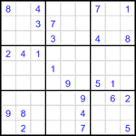 Судоку 9х9 #3019 средний